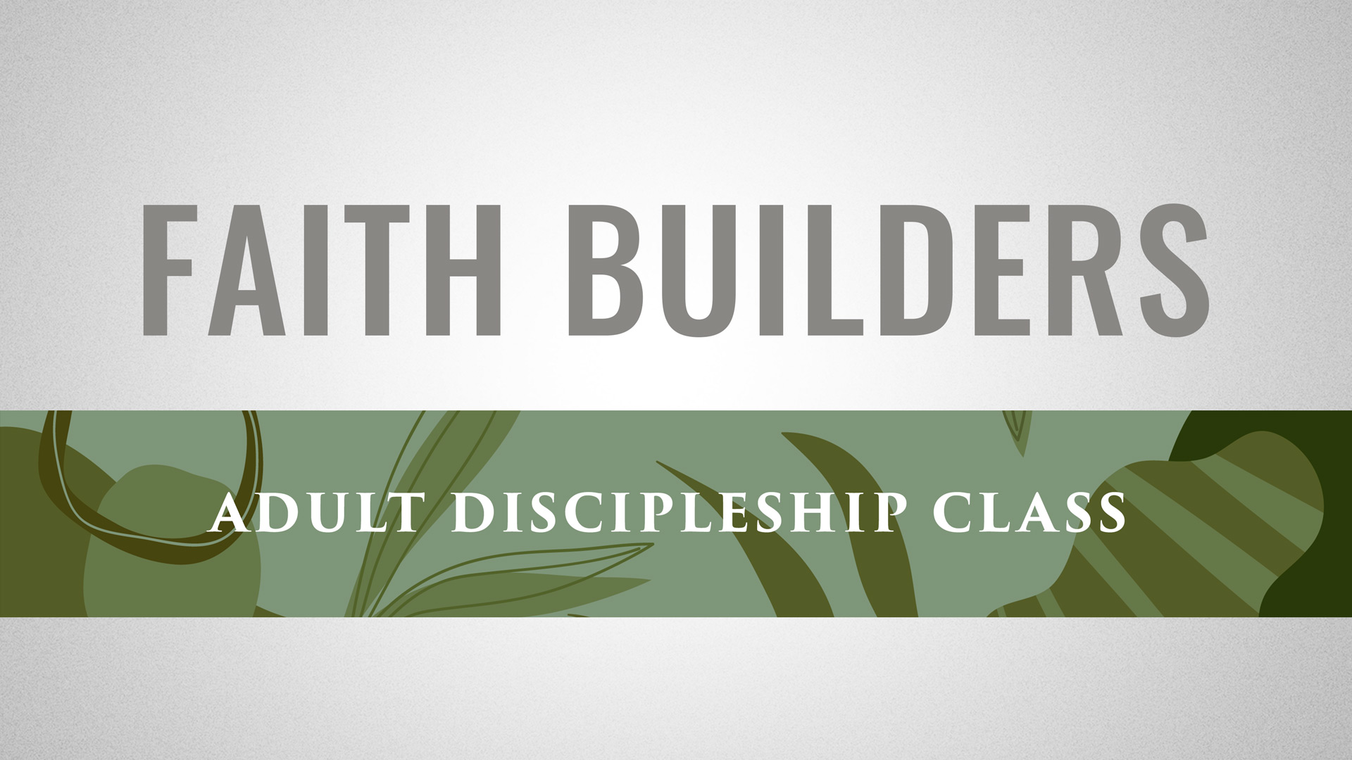 Faith Builders